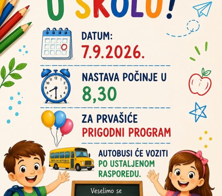 Prvi dan nastave